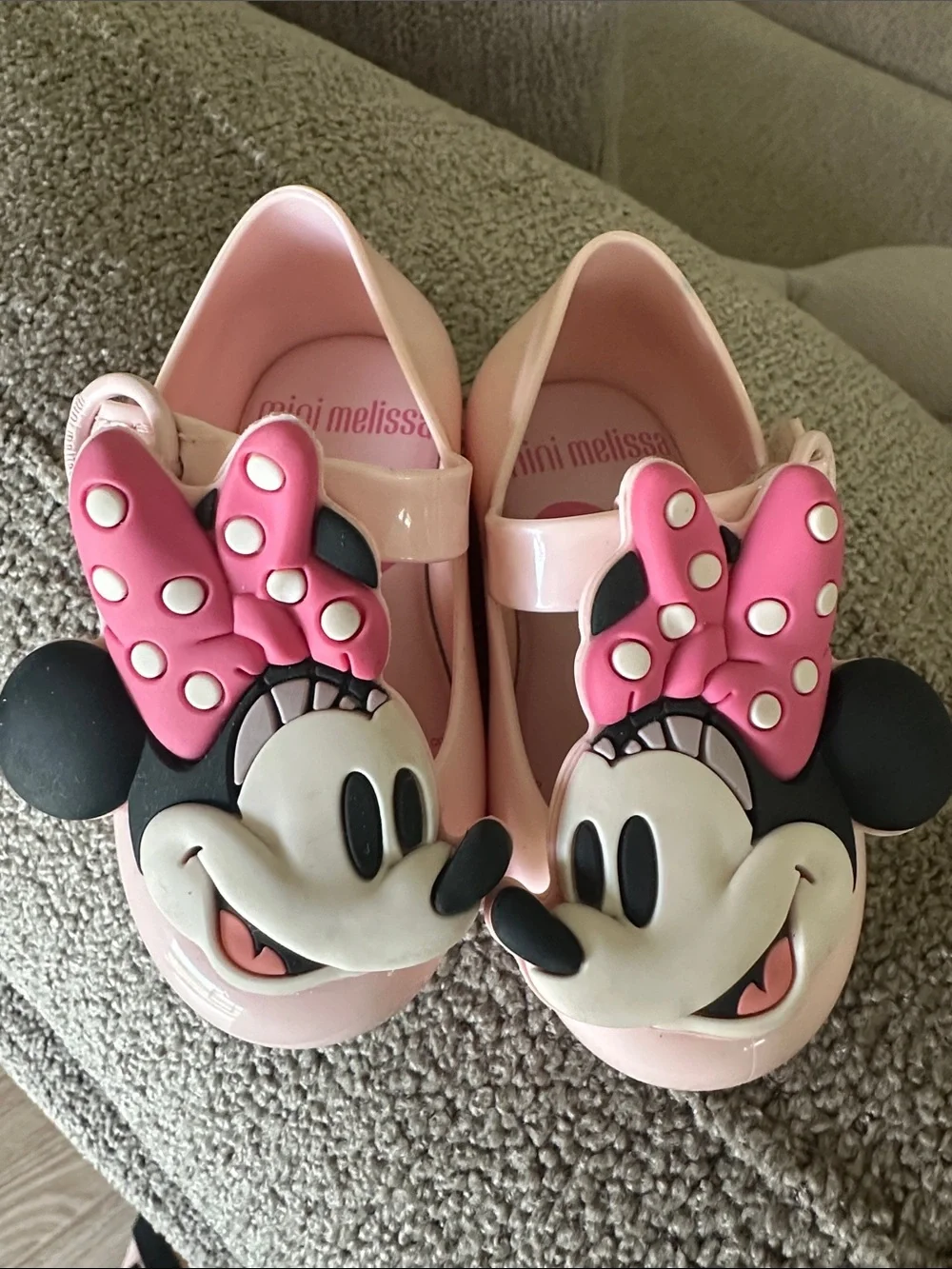 Mini Melissa Pink Minnie Mouse Mary Jane Shoes